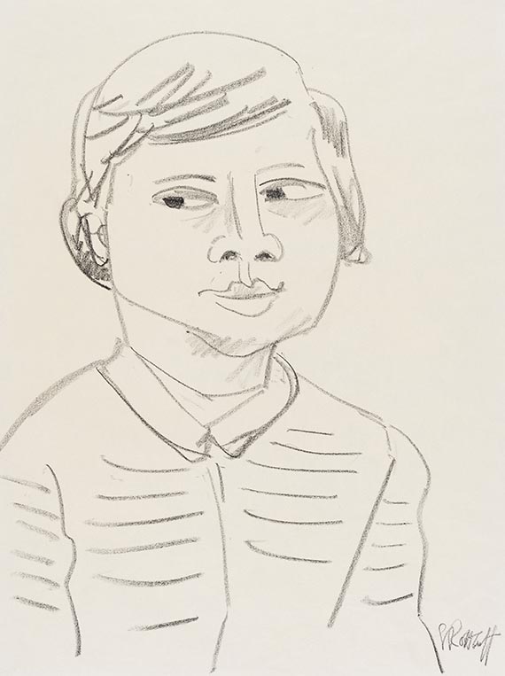 Karl Schmidt-Rottluff - Pencil drawing