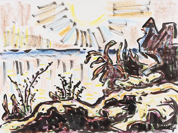 Karl Schmidt-Rottluff - Chalks