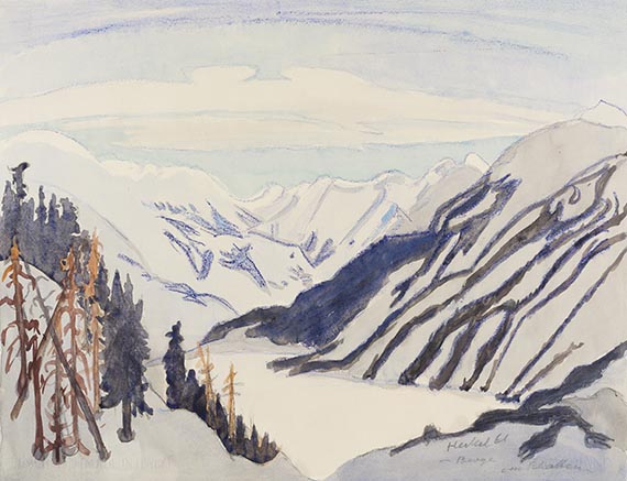 Erich Heckel - Watercolor