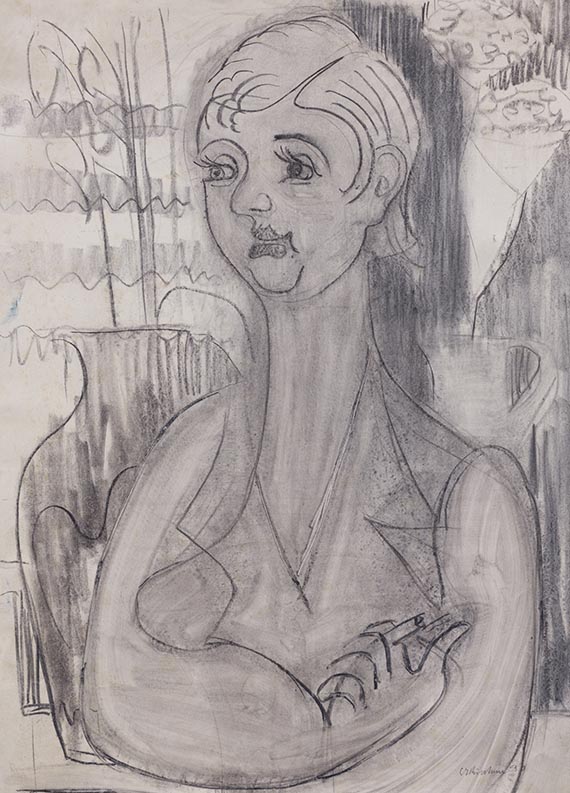Ernst Ludwig Kirchner - Chalk drawing