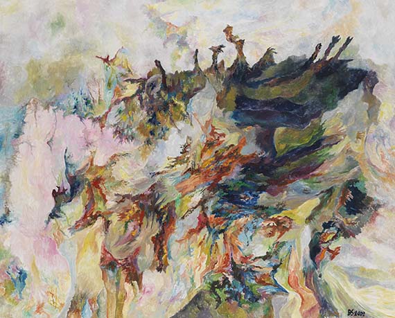 Bernard Schultze - Oil on canvas