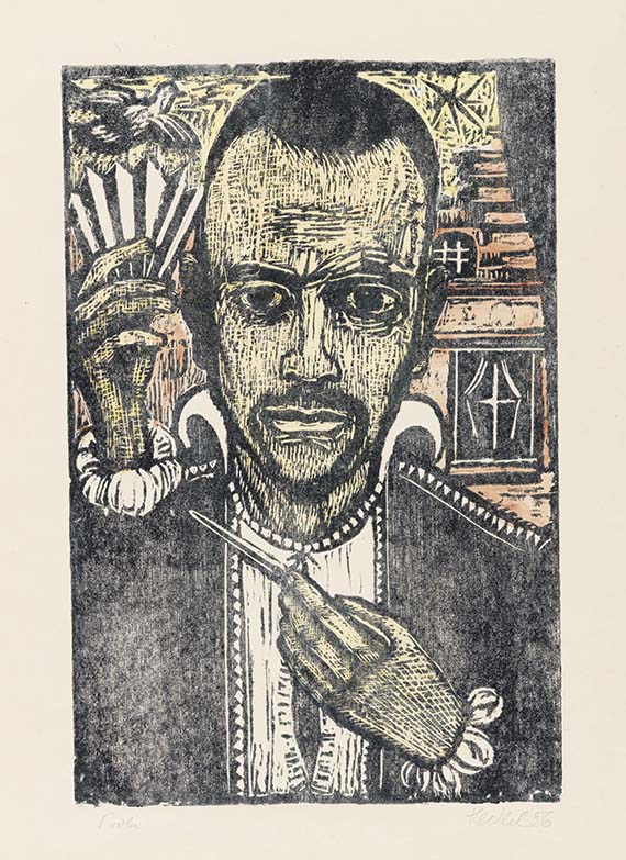 Erich Heckel - Woodcut