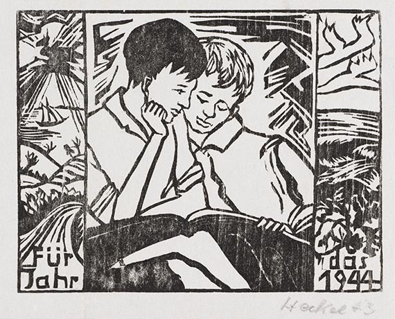 Erich Heckel - Woodcut