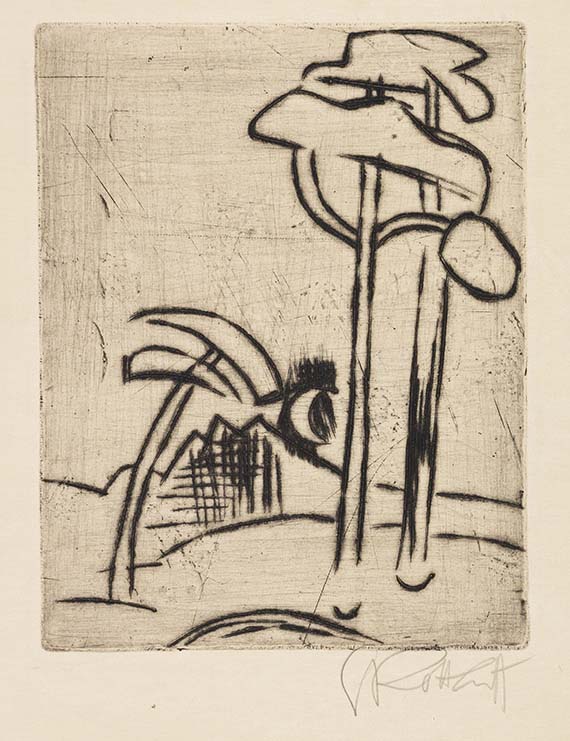 Karl Schmidt-Rottluff - Etching