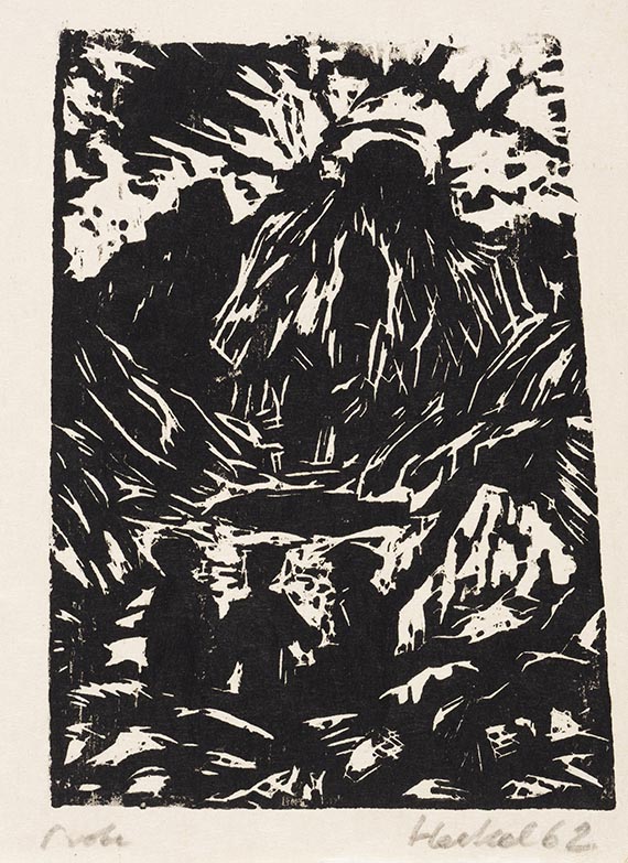 Erich Heckel - Woodcut