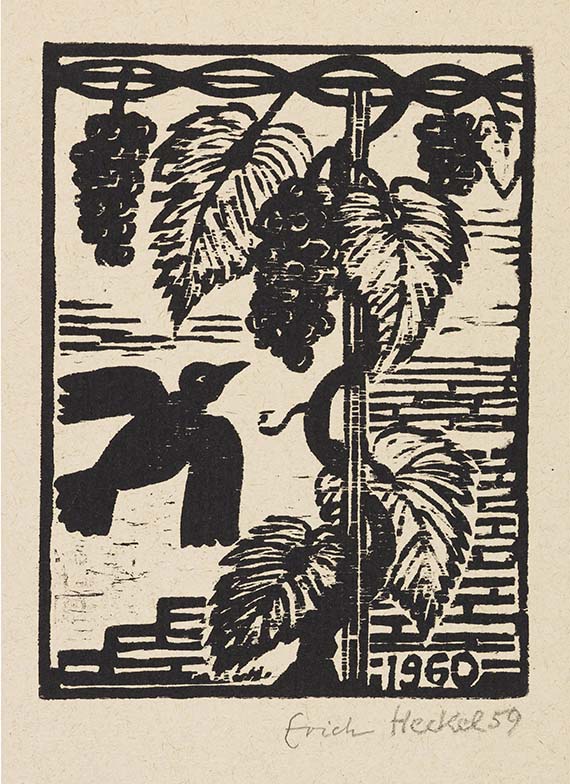 Erich Heckel - Woodcut