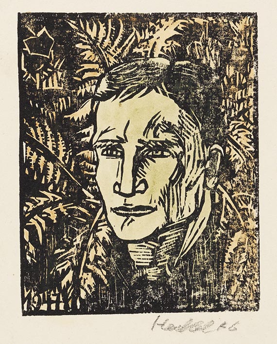 Erich Heckel - Woodcut