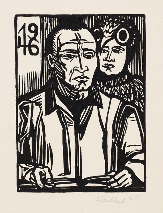 Erich Heckel - Woodcut