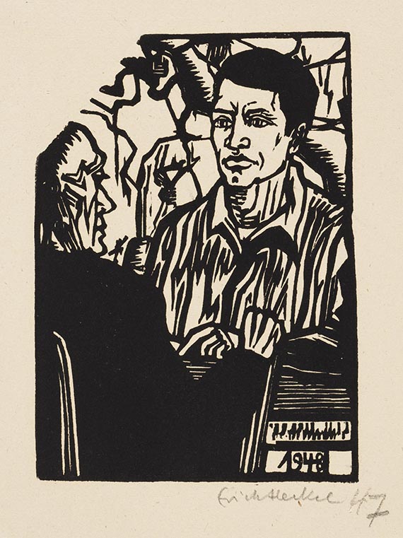 Erich Heckel - Woodcut