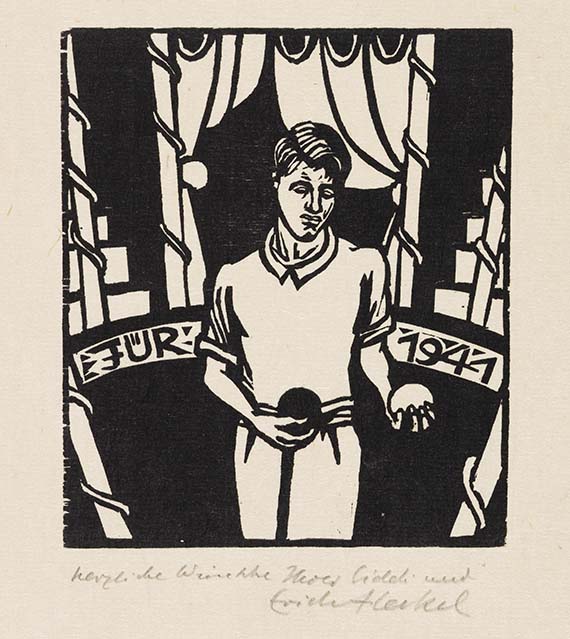 Erich Heckel - Woodcut