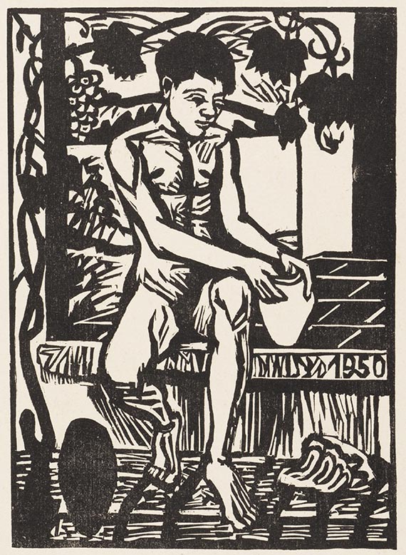 Erich Heckel - Woodcut