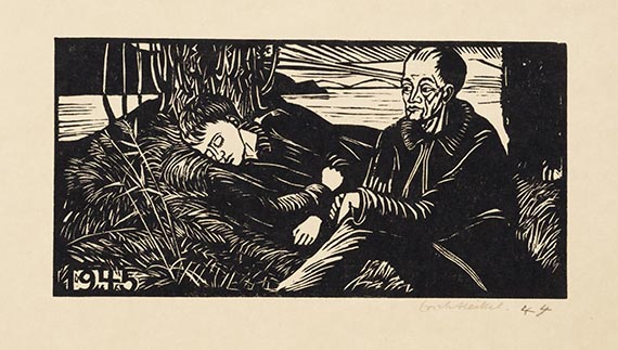 Erich Heckel - Woodcut