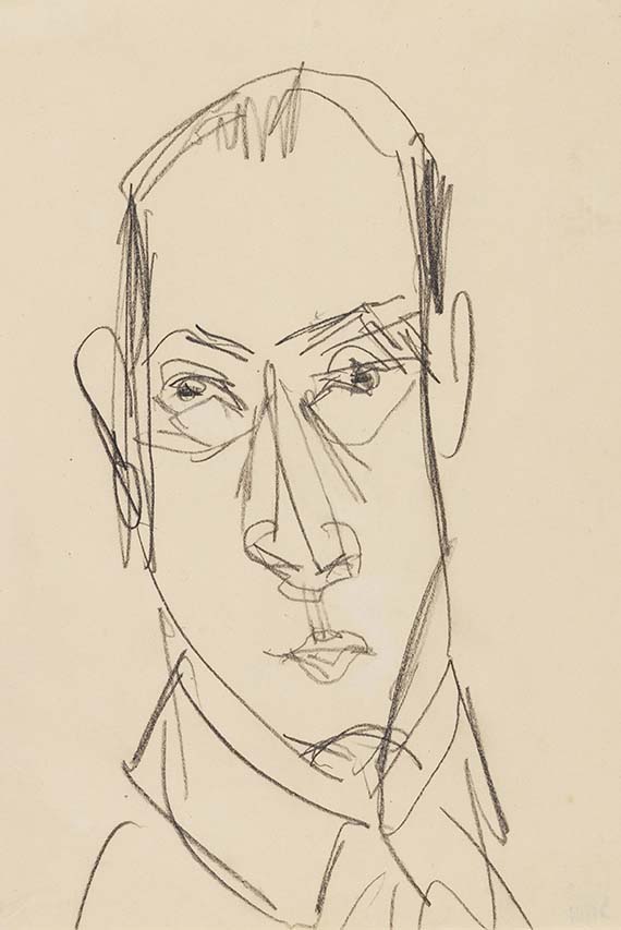 Ernst Ludwig Kirchner - Pencil drawing