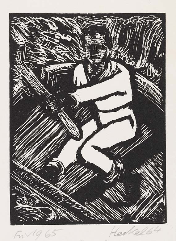 Erich Heckel - Woodcut