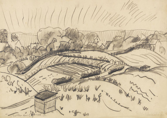Erich Heckel - Charcoal