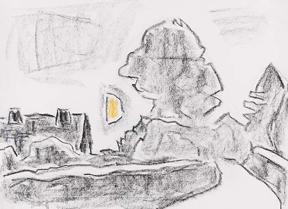 Karl Schmidt-Rottluff - Chalk drawing
