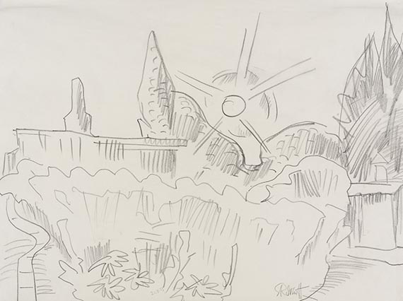 Karl Schmidt-Rottluff - Pencil drawing