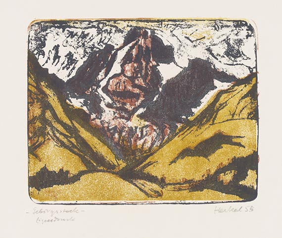Erich Heckel - Lithograph in colors