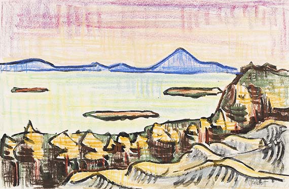 Karl Schmidt-Rottluff - Colored chalk