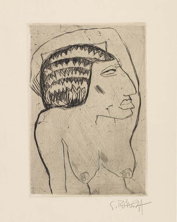Karl Schmidt-Rottluff - Drypoint