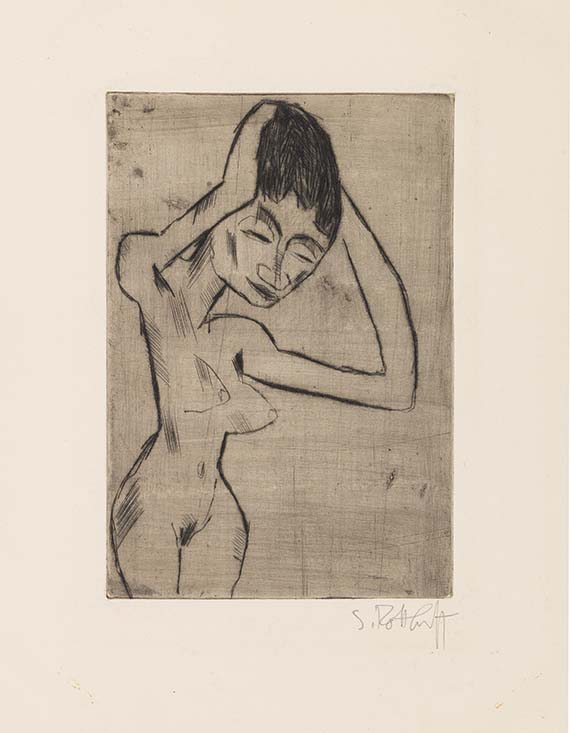 Karl Schmidt-Rottluff - Drypoint