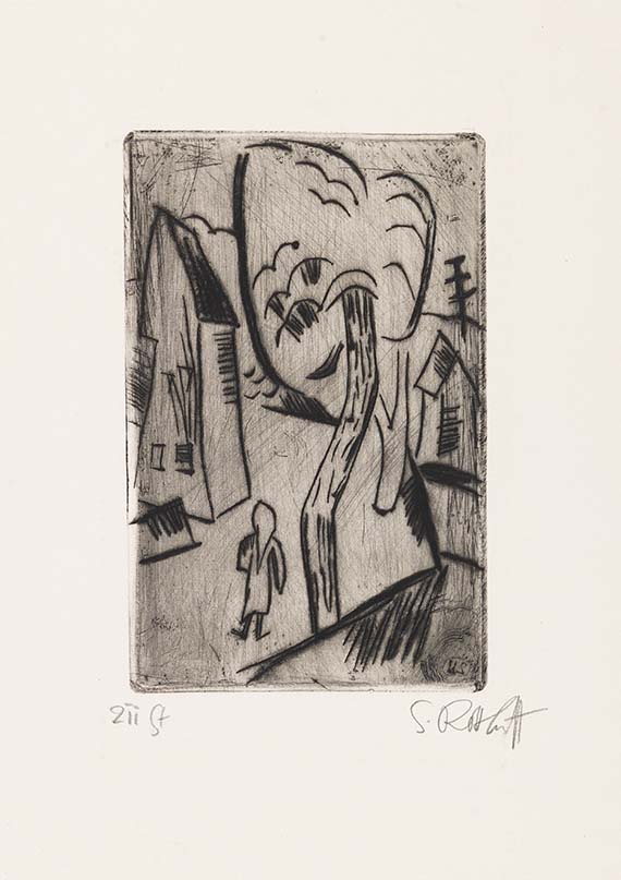 Karl Schmidt-Rottluff - Drypoint