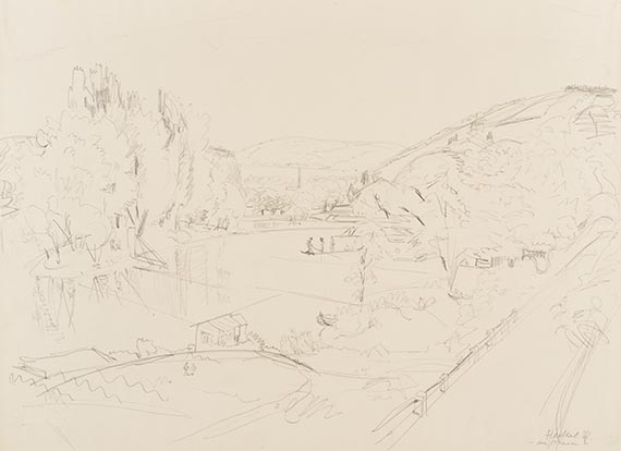 Erich Heckel - Pencil drawing