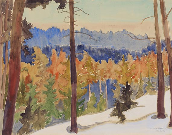 Erich Heckel - Watercolor