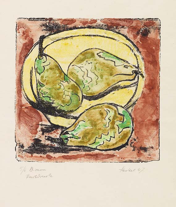 Erich Heckel - Lithograph in colors