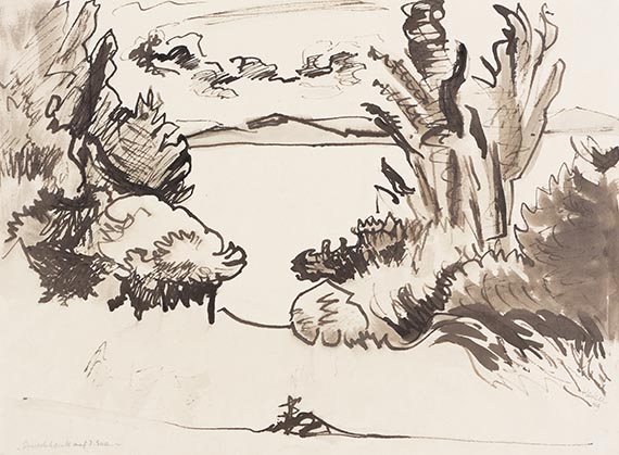 Erich Heckel - India Ink
