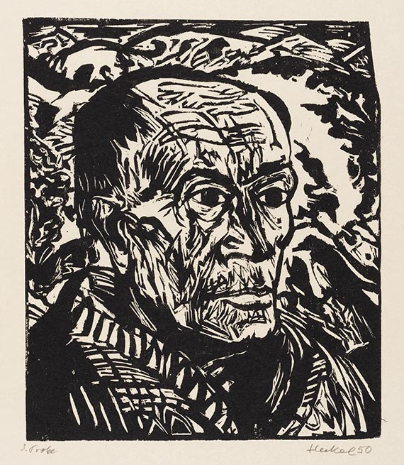 Erich Heckel - Woodcut