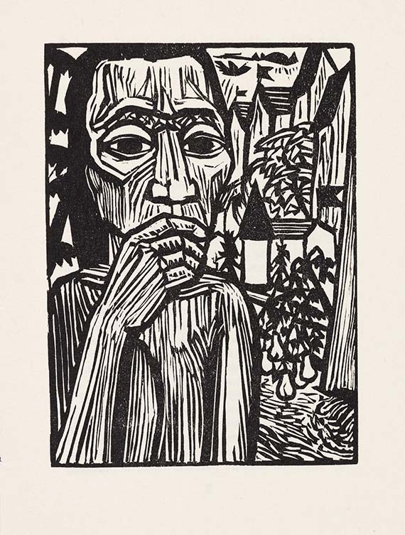 Erich Heckel - Woodcut