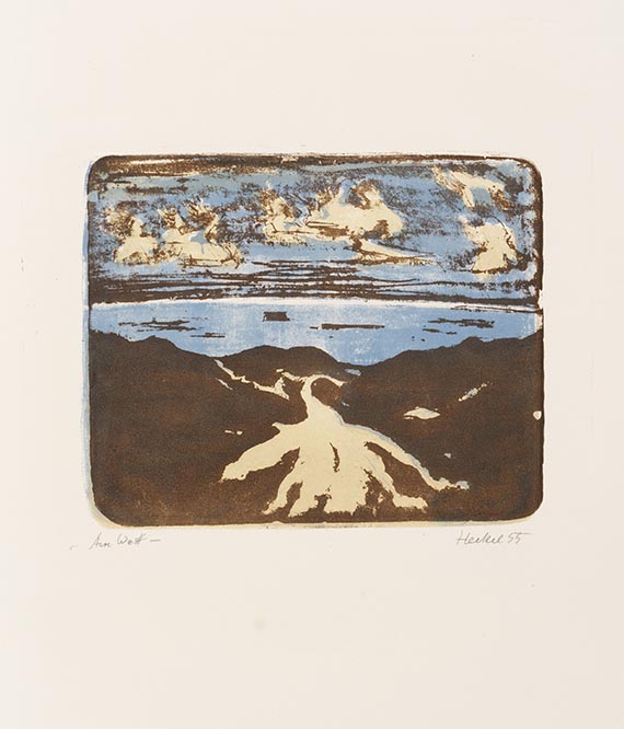 Erich Heckel - Lithograph in colors