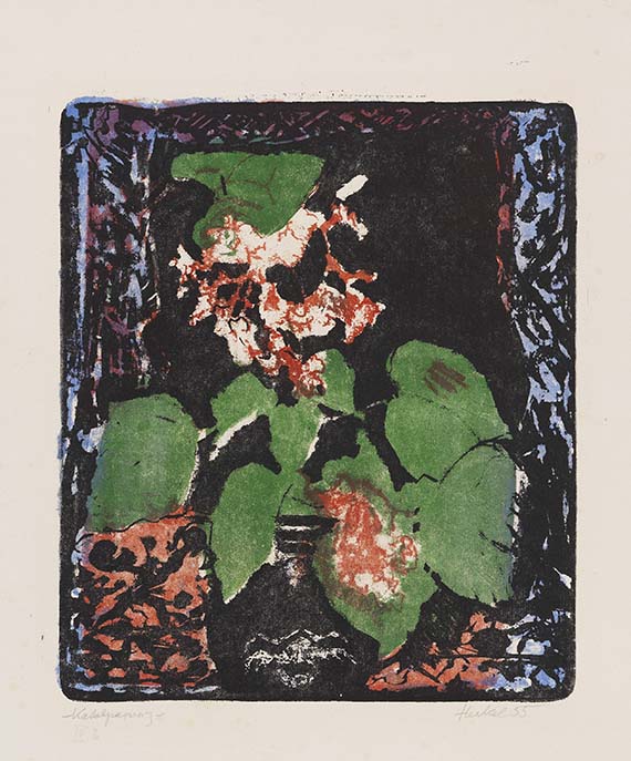 Erich Heckel - Lithograph in colors