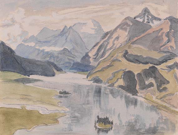 Erich Heckel - Watercolor