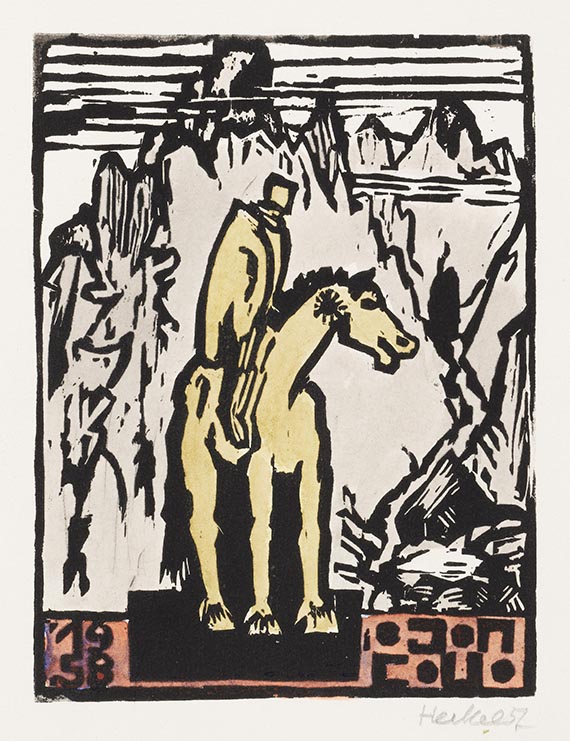 Erich Heckel - Woodcut