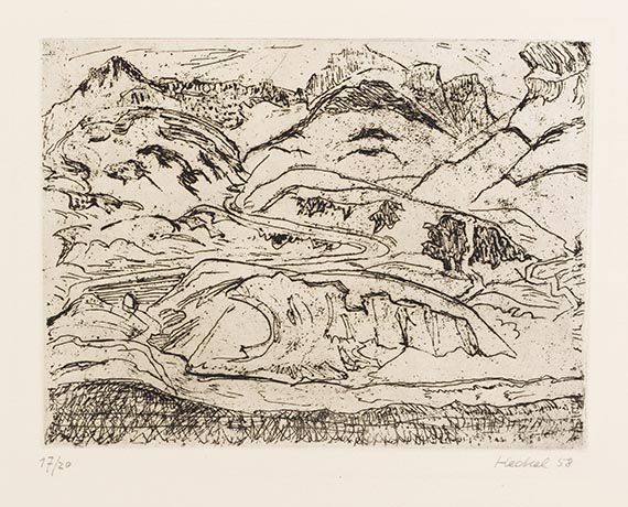 Erich Heckel - Etching