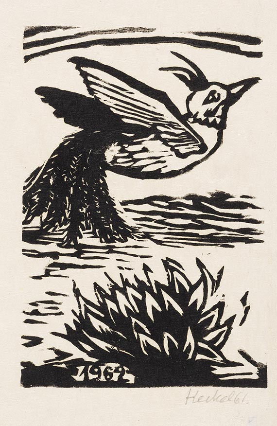 Erich Heckel - Woodcut