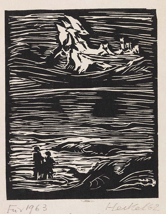 Erich Heckel - Woodcut