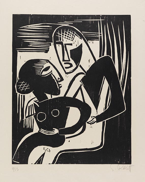 Karl Schmidt-Rottluff - Woodcut