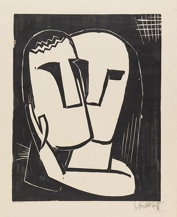 Karl Schmidt-Rottluff - Woodcut