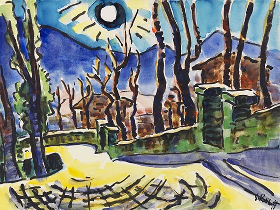 Karl Schmidt-Rottluff - Watercolor