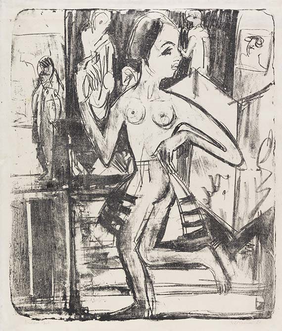 Ernst Ludwig Kirchner - Lithograph