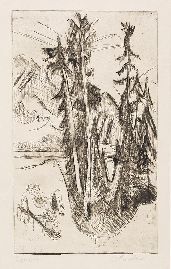 Ernst Ludwig Kirchner - Etching