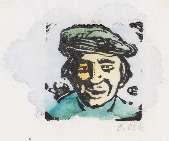 Emil Orlik - Woodcut