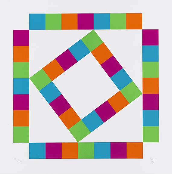 Max Bill - Silkscreen in colors