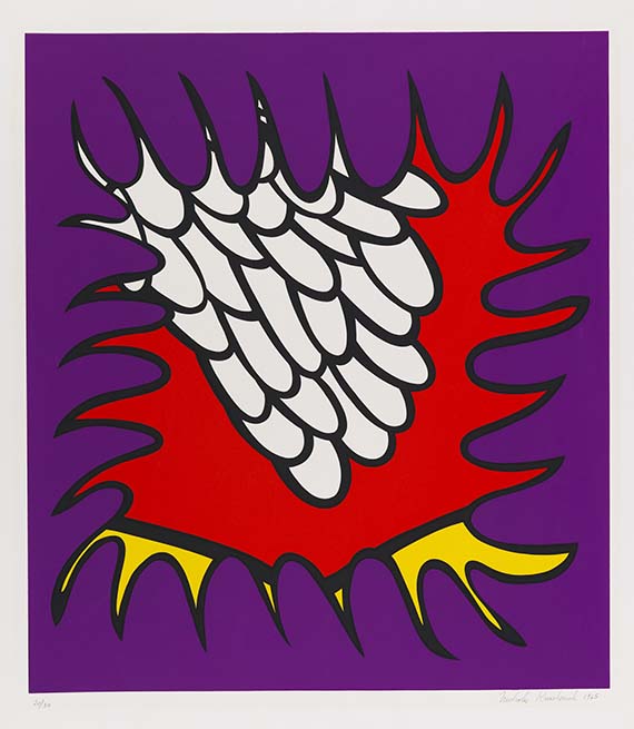Nicholas Krushenick - Silkscreen in colors