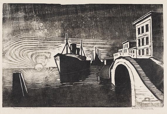 Herbert Tucholski - Woodcut