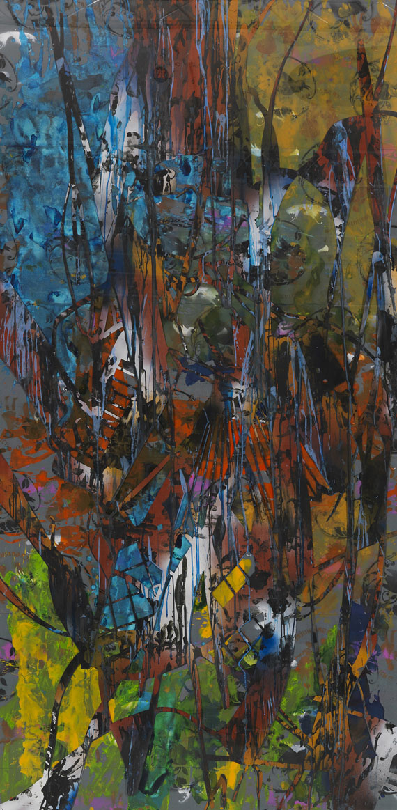 Arturo Herrera - Mixed media