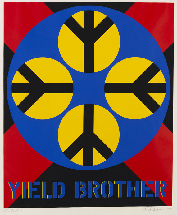 Robert Indiana - Silkscreen in colors